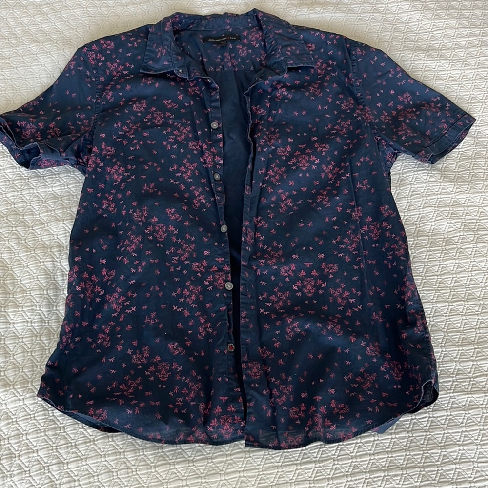 John Varvatos USA button down collared shirt.